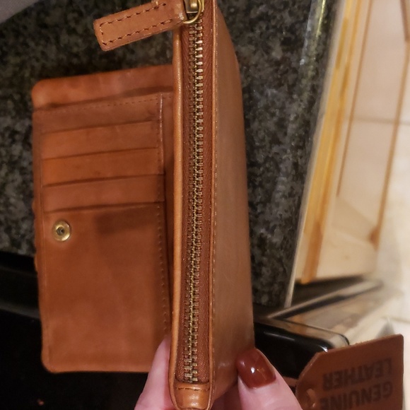 Brown leather wallet - Picture 5 of 6
